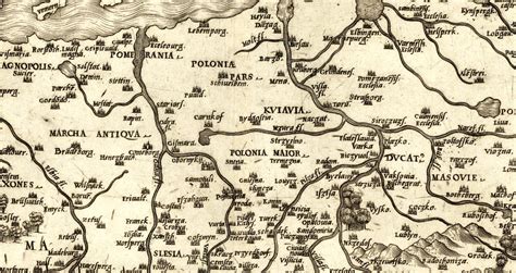 mapa Poľska s vyznačenými mestami Nowy Targ a Krosno