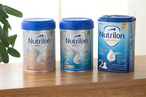 Rôzne druhy dojčenských mliek Nutrilon