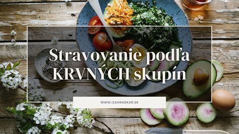 Infografika stravovania podľa krvných skupín