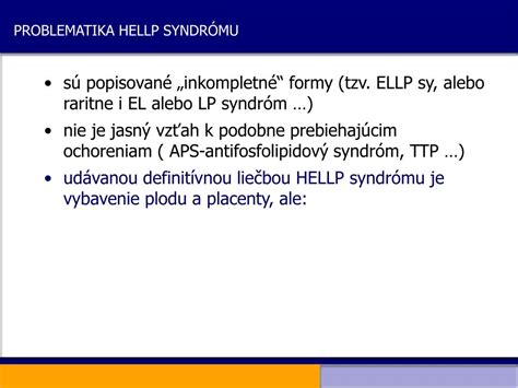 Ilustrácia znázorňujúca symptómy HELLP syndrómu