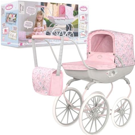 Detaily kočíka Baby Annabell Retro s bábikou