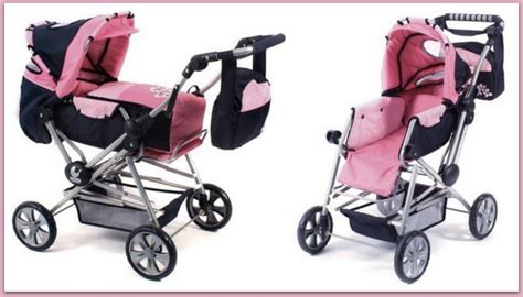 Detail kočíka pre bábiky s košíkom a nastaviteľnou rukoväťou