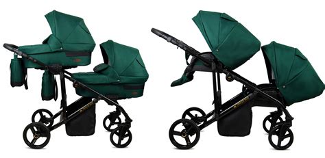 Ilustrácia kočíka pre dvojičky