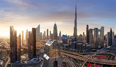 Moderná panoráma Dubaja