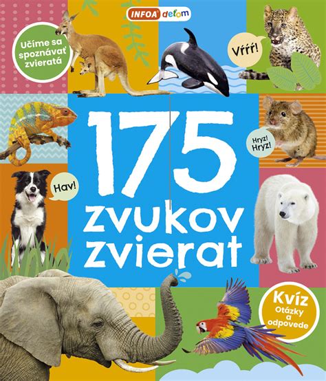 Ilustrácia rôznych zvierat a ich zvukov