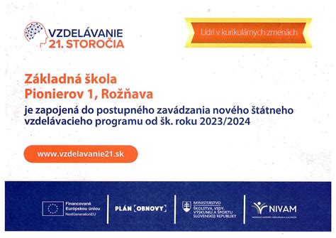 Štruktúra štátneho vzdelávacieho programu