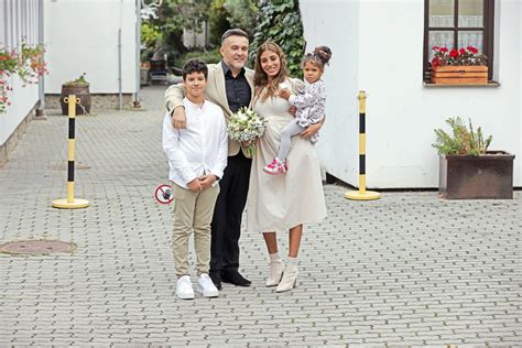 Jopo Poláček s manželkou Elizabeth a deťmi