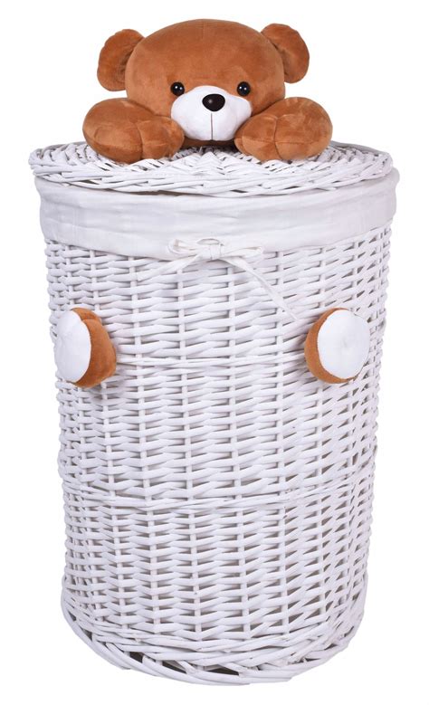 Štýlový prútený košík na hračky