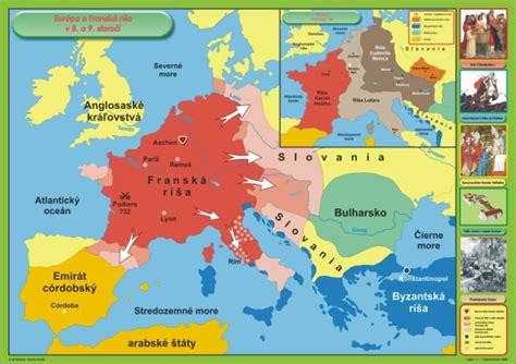 Mapa Byzantskej ríše v 9. storočí