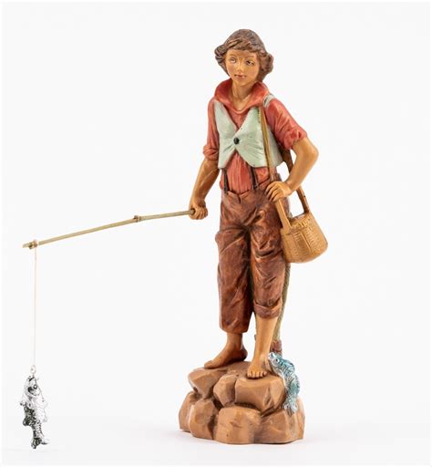 Ilustrácia rybárky s rybárskym prútom