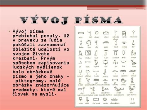 Vývoj písma a kníhtlače