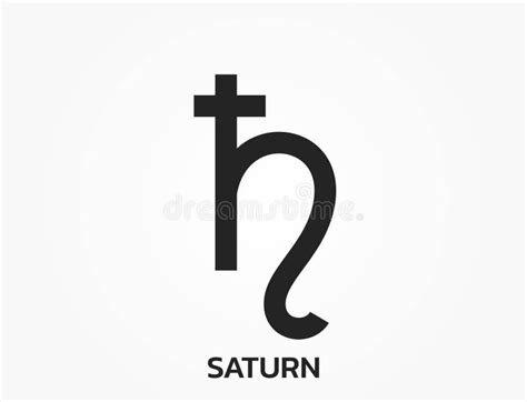 symbol planéty Saturn a práca
