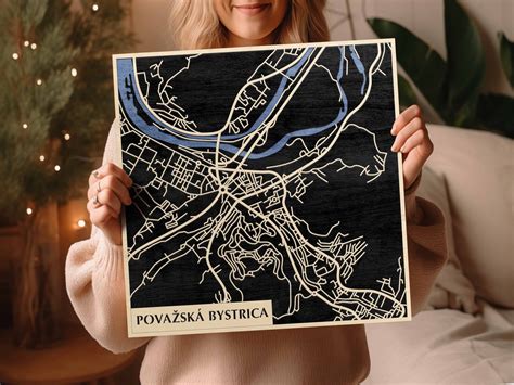 Mapa mesta Považská Bystrica