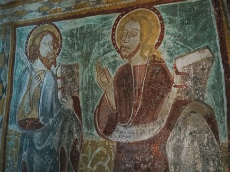 Maľba Zvestovania Panne Márii