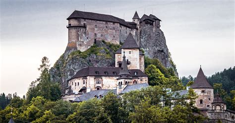 Fotografia rodiny na slovenskom hrade