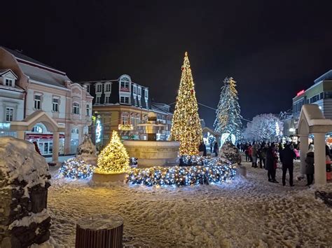 Vianočná výzdoba v Ružomberku