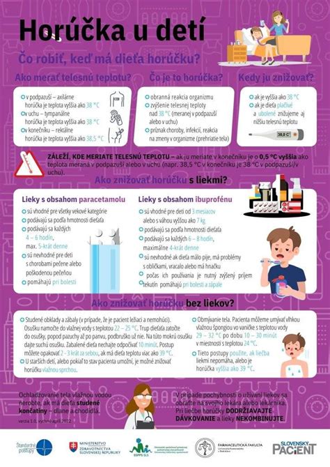infografika o správnom meraní teploty u detí
