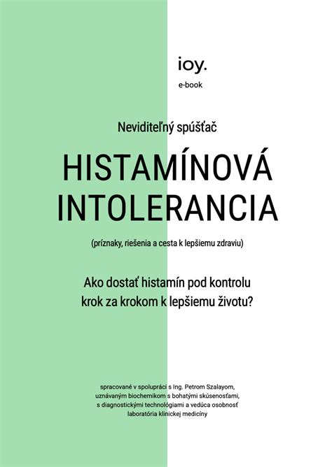 Infografika o príznakoch histamínovej intolerancie