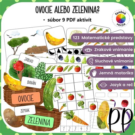 Ilustrácia zdravého jedálnička s rôznymi druhmi ovocia, zeleniny, bielkovín a celozrnných produktov