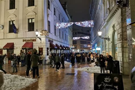Nočný život v centre Bratislavy
