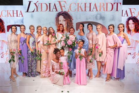 Lýdia Eckhardt počas módnej prehliadky