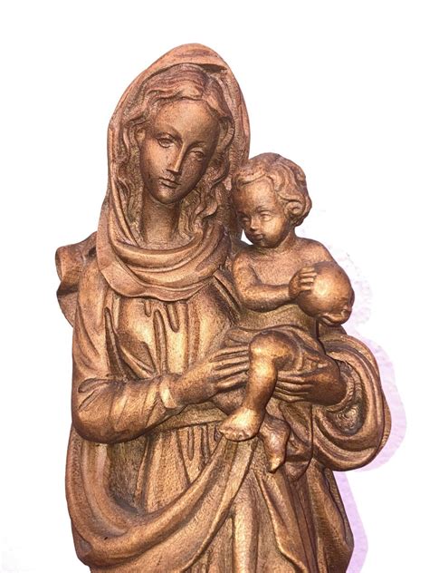 Detail tváre Madony z Toruně (rekonštrukcia)