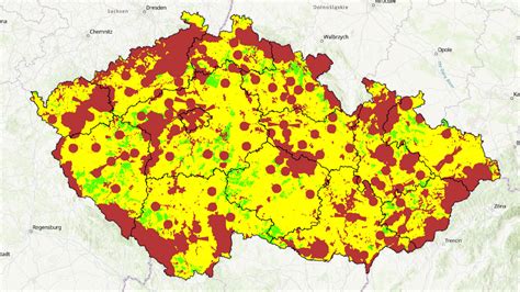 Mapa oblastí, kde pôsobí MAGNA