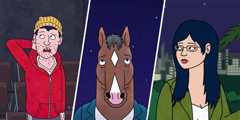 vizuál zo seriálu BoJack Horseman