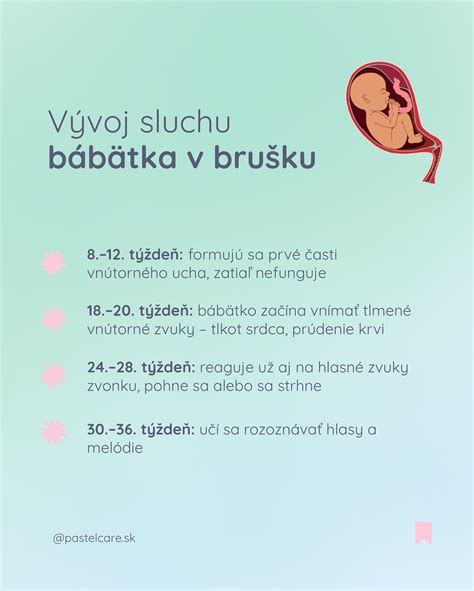 bábätko počúva hlas mamy v brušku