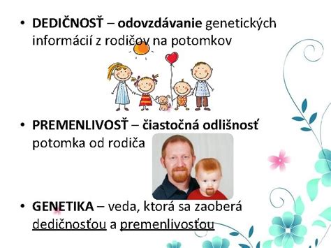Genetické dedičnosť