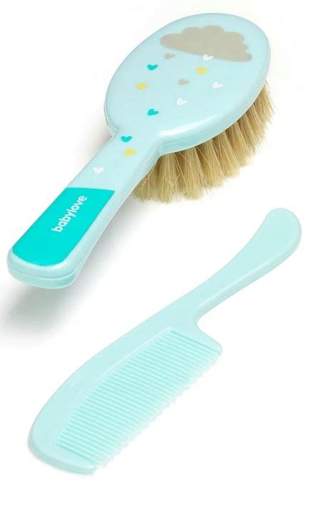 Ilustrácia jemnej detskej kefy na vlasy