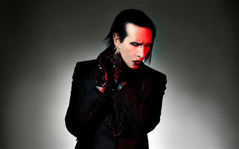 Marilyn Manson na pódiu