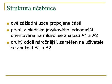 Struktura učebnice porodnictví