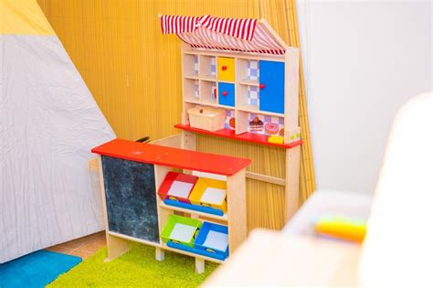 Ilustračná fotografia detského kútika v reštaurácii