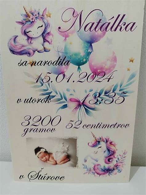 šablóna mena s údajmi dieťaťa