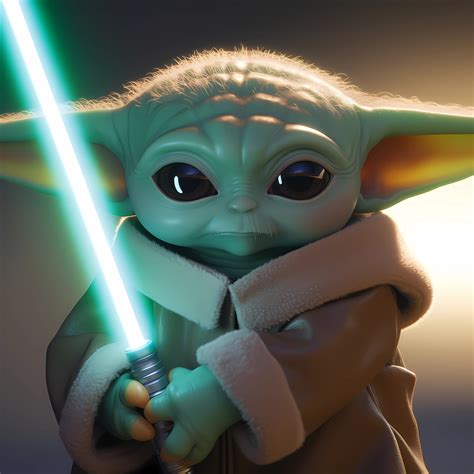 Ilustrácia Baby Yodu