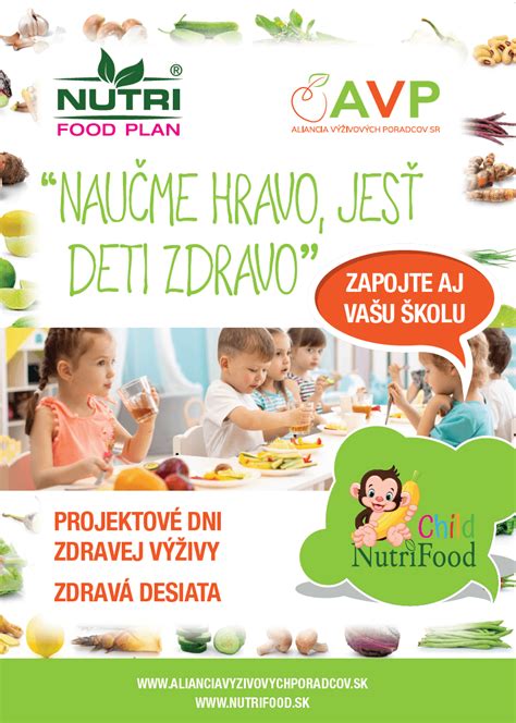 Ilustrácia zdravého jedálnička pre deti
