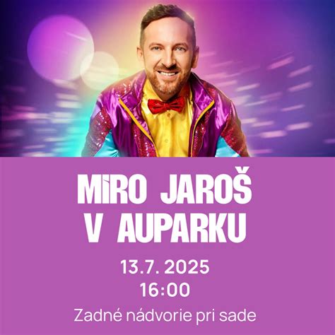 Miro Jaroš v žltej košeli