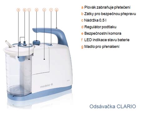 Mobilná odsávačka hlienov Medela Clario Deluxe v taške