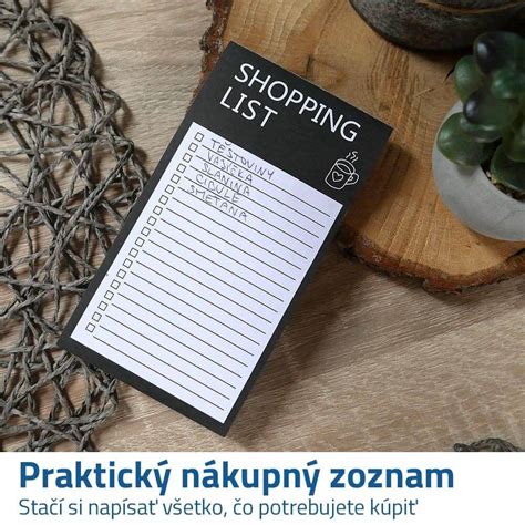 Nákupný zoznam a zdravé potraviny