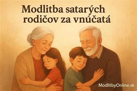 Ilustrácia starých rodičov objímajúcich vnúčatá