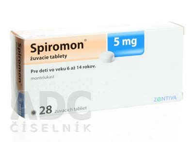 Infografika porovnávajúca dávky lieku Spiromon podľa veku