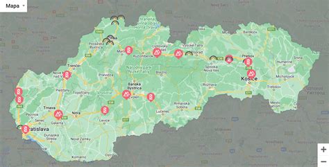 Mapa s informáciami o liečbe prechladnutia